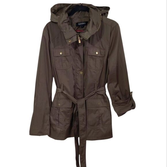 Ellen Tracy Women's Utility Jacket in Taupe Size L - Picture 1 of 10
